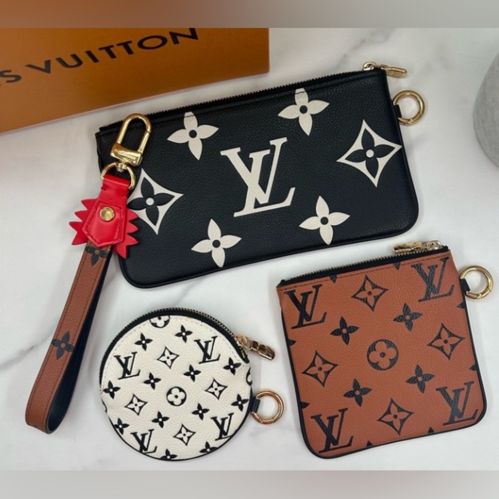 Louis Vuitton Crafty Trio Pouch Set
Pristine full set new